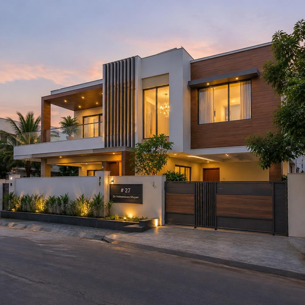 Contemporary Bungalow Exterior